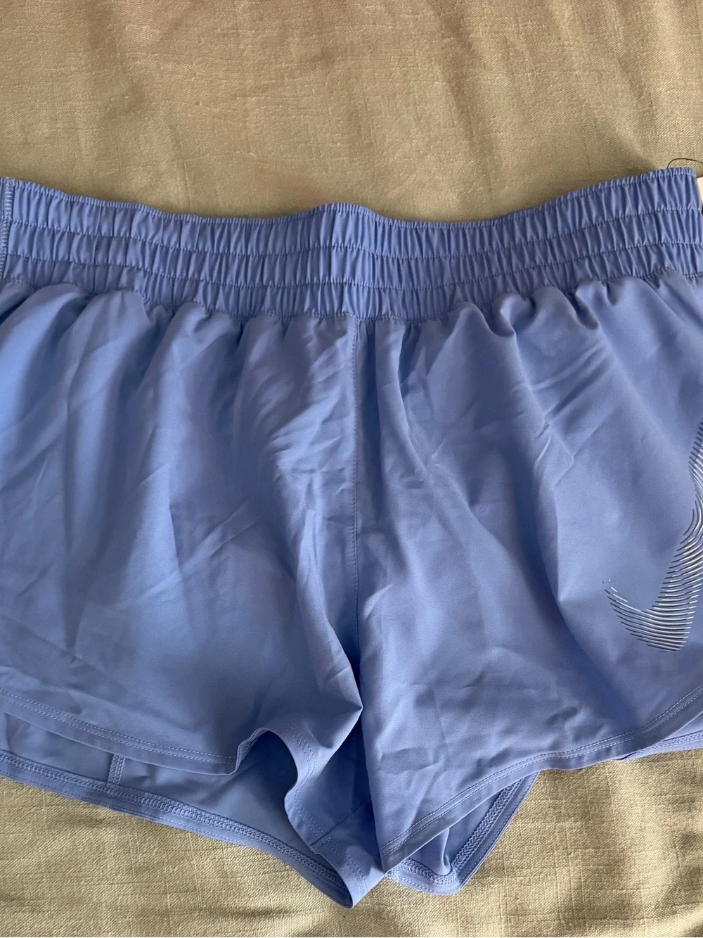 Nike Light Blue Women's Athletic Shorts
